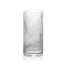 Julia Twisted Cut Crystal Highball Glasses - Set of 6