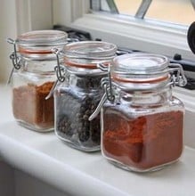 Kilner Clip Top Spice and Herb Jars