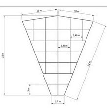 Large Angled Aluminium Fruit Cage - Bespoke Design