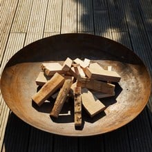 Large Curved Fire Bowls - Corten Steel