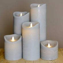 LED Candles with Flickering Flame and Auto Timer