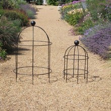 Lobster Pot Plant Support - Matt Black