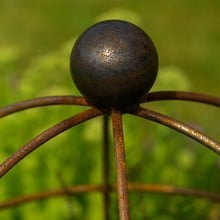 Lobster Pot Plant Support - Rust