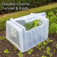 Mini Greenhouse Cloche Tunnels - Double Width