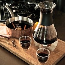 Mulled Wine Tea Light Set with 2 Glasses