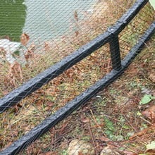 Raised Steel Pond Cover Large Irregular - Bespoke Product