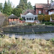 Raised Steel Pond Cover Large Irregular - Bespoke Product