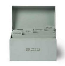 Recipe Box Shutter Blue