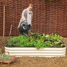 Retro Steel Raised Bed