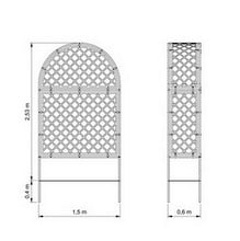 Roman Fully Latticed Arbour-Bespoke Design