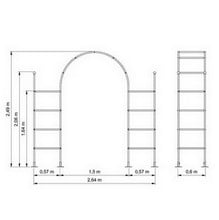 Roman Garden Arch with Pillars-Bespoke Design