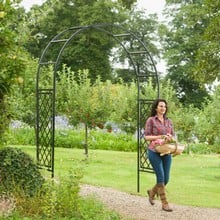 Roman Half Lattice Superior Garden Arch