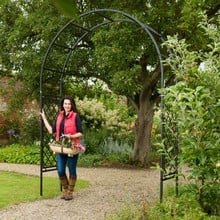 Roman Half Lattice Superior Garden Arch