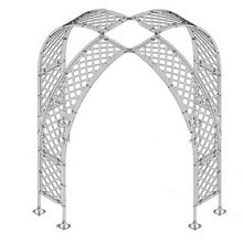 Roman Latticed Rose Arch Gazebo-Bespoke Design - Harrod Horticultural