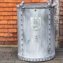 Round Waterbutt endorsed by the RHS - 217 Litres