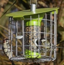 Roundhaus Bird Seed Feeder - Celadon Green