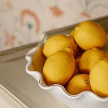 Ruffle Ceramic Bowl - White Ruffle Ceramic Bowl - White
