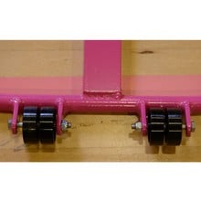 Single Pink Netball Post - Freestanding 10mm Ring