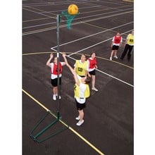 Single Wheelaway Netball Post -10mm ring