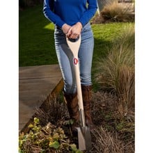 Sneeboer Transplanting Spade with Steps and D-handle