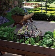 Square Copper Victorian Cloche Square Copper Victorian Cloche