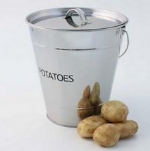 Stainless Steel Potato Storage Pail