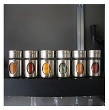 Stainless Steel Spice Jar Set