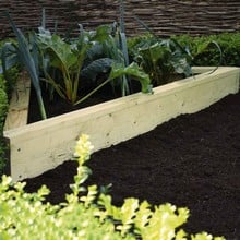 Standard Corner Wooden Raised Beds