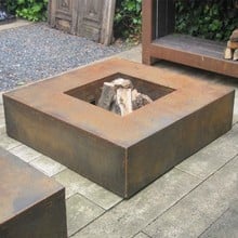 Steel Fire Tables - Corten Steel