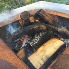 Steel Fire Tables - Corten Steel