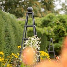 Steel Grand Pyramid Obelisk - Matt Black