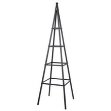 Steel Pyramid Obelisks - Matt Black
