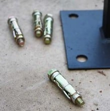 Superior Pergola Base Unit Floor Fixing Bolts