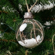 Twig Bauble Tree Decorations (Set of 3) by Sia