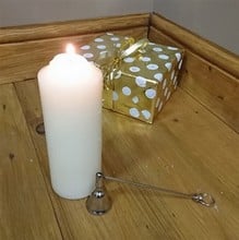 Vintage Silver Effect Candle Snuffer
