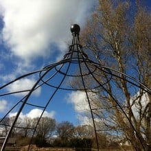 Wire Gazebo with Integral Seating-Bespoke Design