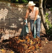 Wire Leaf Composter