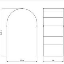 Wire Roman Arch 1 metre deep - Bespoke Design
