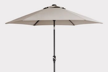 2.5m Parasol Stone Colour