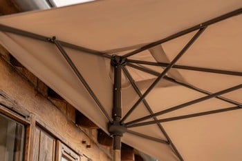 Balcony Parasol in Stone Colour 2.1m x 1.3m