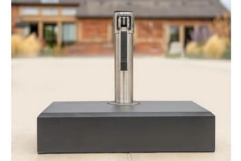 Balcony Parasol in Stone Colour 2.1m x 1.3m