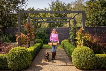 Contemporary Pergola Walkway