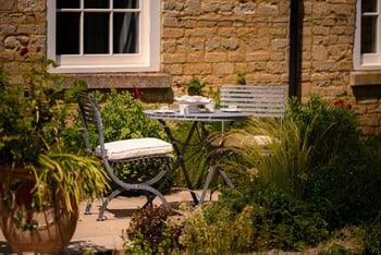 Darsham Bistro Table Set & 2 Chairs (Design A) - Hand Etched Darsham Bistro Table Set & 2 Chairs (Design A) - Hand Etched