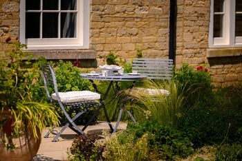 Darsham Bistro Table Set & 2 Chairs (Design B) - Hand Etched