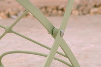 Darsham Dining Table Set & 4 Chairs (Design B) - Lichen Green