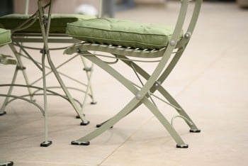 Darsham Dining Table Set & 4 Chairs (Design B) - Lichen Green