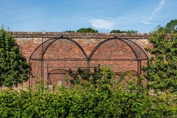 Dome Roof Steel Fruit Cage - Sphere Finial