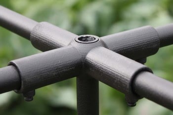 Harrod Slot & Lock® Black Vegetable Cage (1.5m H)
