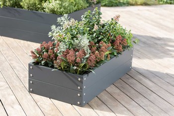 Harrod Standard Metal Raised Beds - Anthracite Grey