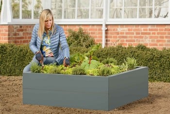 Harrod Superior Metal Raised Beds - Anthracite Grey